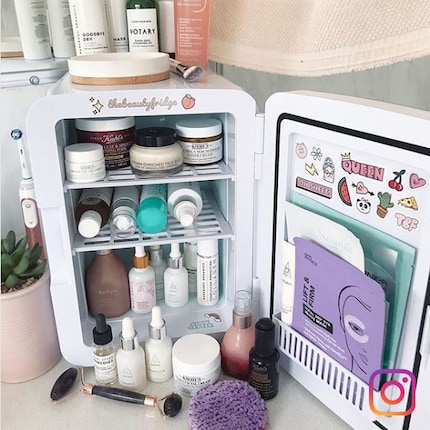 I wouldn't mind a mask compartment in the fridge door. Image: @peplumandprosecco