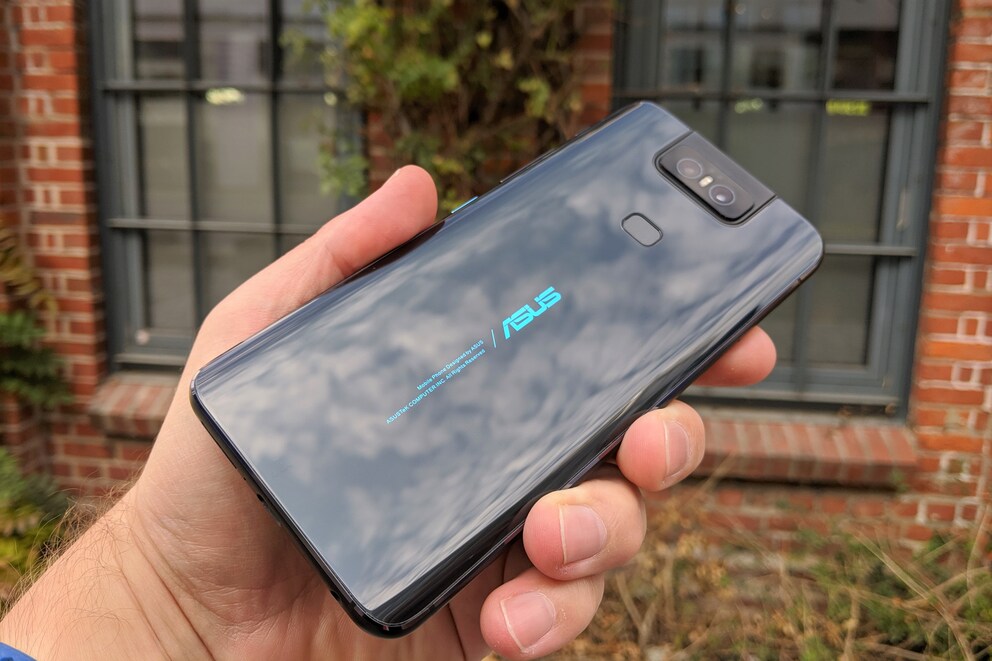 Rückseite mit Fingerabdrucksensor