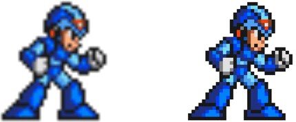 The «Integer Scaling» technique makes a blurred image pixelated and clear again.