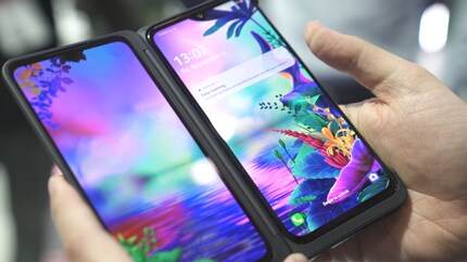 Die linke Notch existiert bloss aus ästhetischen Gründen, so LG.