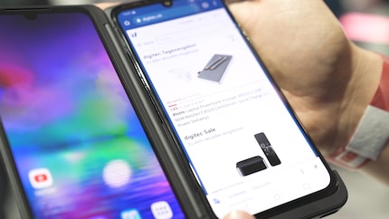 Ein Smartphone im Zeichen des Multitaskings.