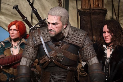Triss, Geralt and Yennefer in «The Witcher 3: Wild Hunt»