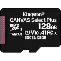 Kingston Canvas Select Plus microSDXC Card 128GB (microSDXC, 128 GB, U1, UHS-I)