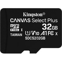 Kingston Canvas Select Plus microSDHC Card 32GB (microSDHC, 32 GB, U1, UHS-I)