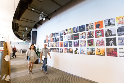Das Netflix-Hauptquartier in Los Gatos, Kalifornien