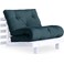 Petrol Blue, White