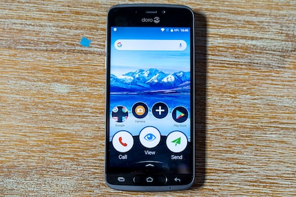 Doro hat einen Intent based Launcher auf seinem 8040