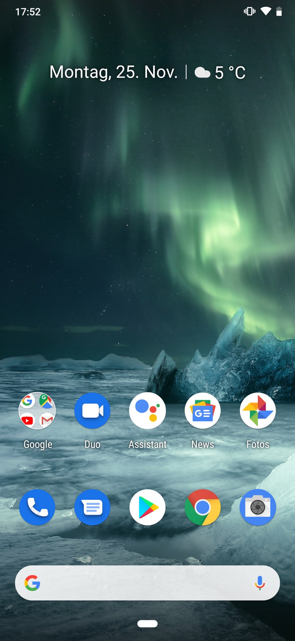 Android One auf dem Nokia 7.2.
