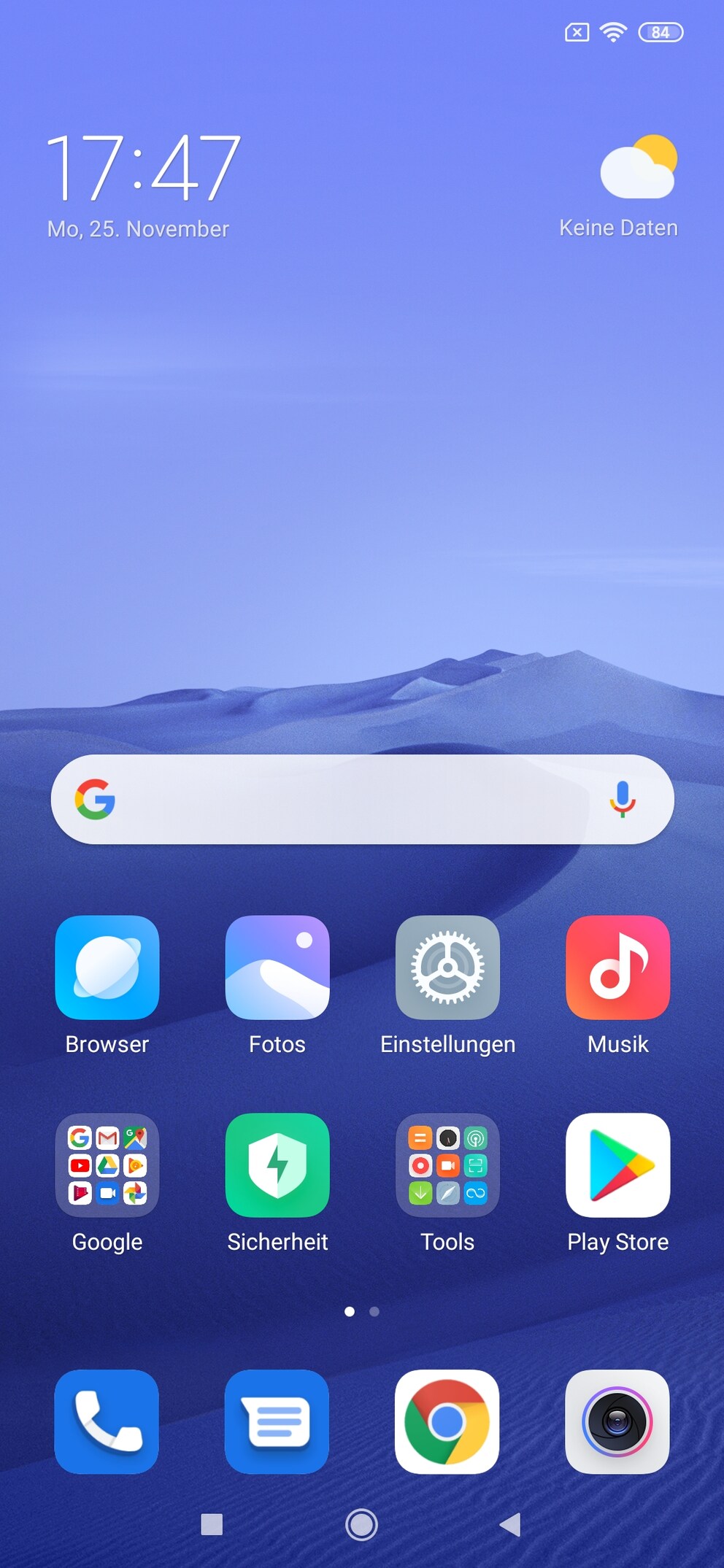 MIUI 11 auf dem Redmi Note 8 Pro.