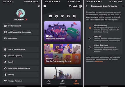 Fast alle Einstellungen werden in der App vorgenommen.
