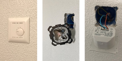 Alter Feller-Thermostat entfernen, Homematic-IP-Wandthermostat anschliessen und bist du startklar.