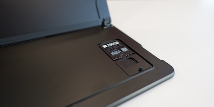 Nano SIM slot and removable SSD