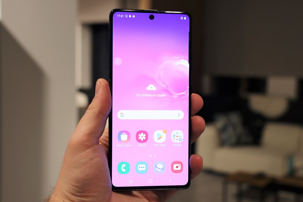 Das S10 Lite ist größer als das S10 Plus.