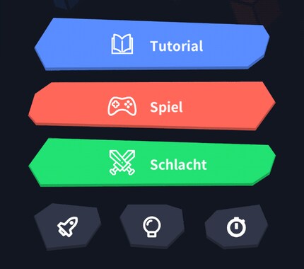 The home screen of the app with all its functions.