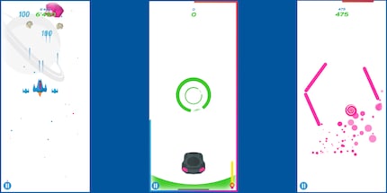 Space Invaders, Tunnelraser und Breakout: Der Sphero ist verspielt.