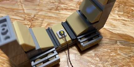 Die LEDs sind so klein, dass sie nach der Installation kaum zu sehen sind.