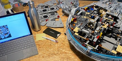 Was nach einer Elektroreparatur ausschaut, ist in Wahrheit mein LEGO-LED-Projekt.