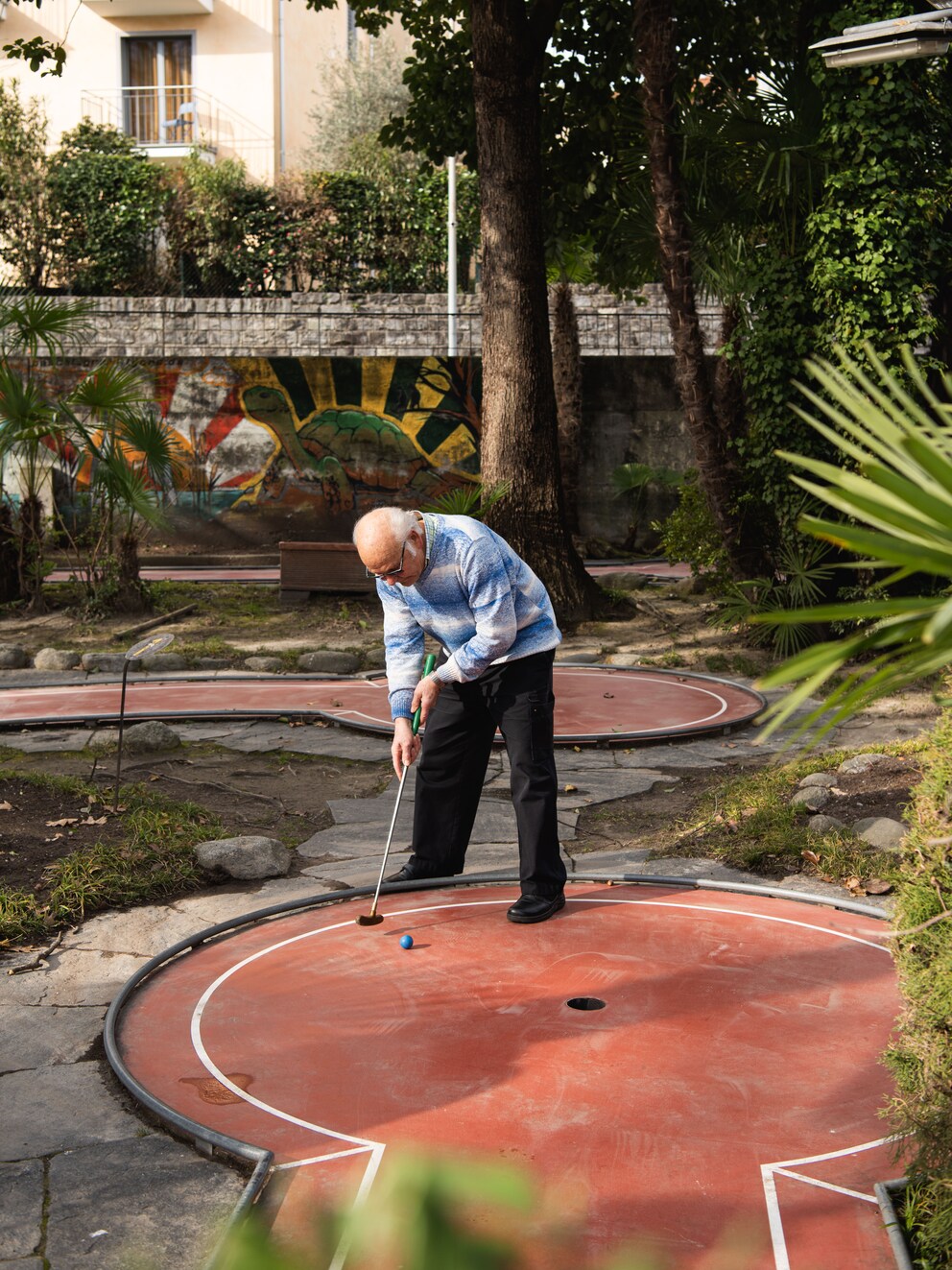 So geht Minigolf.