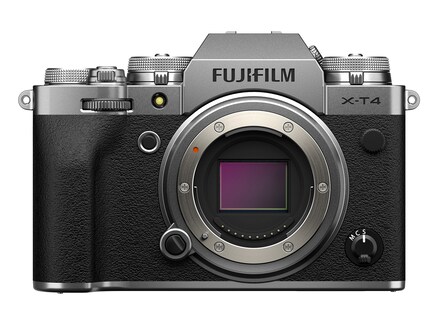 Here is the silver version of the Fujifilm X-T4. It also comes in black.