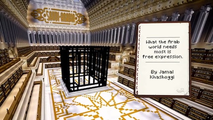 Jamal Khashoggis Artikel zur Redefreiheit sind in Minecraft öffentlich und gratis zugänglich