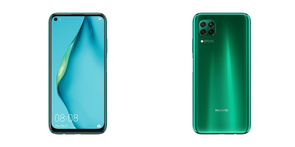 Das P40 Lite erscheint in drei Farben: Crush Green, Midnight Black und Sakura Pink.
