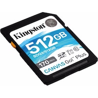 Kingston Canvas Go! Plus (SDXC, 512 GB, U3, UHS-I)