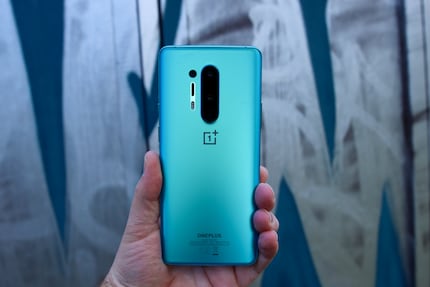 The OnePlus 8 is not just an eye-catcher in terms of colour.