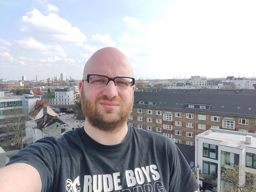 Selfie ohne HDR.