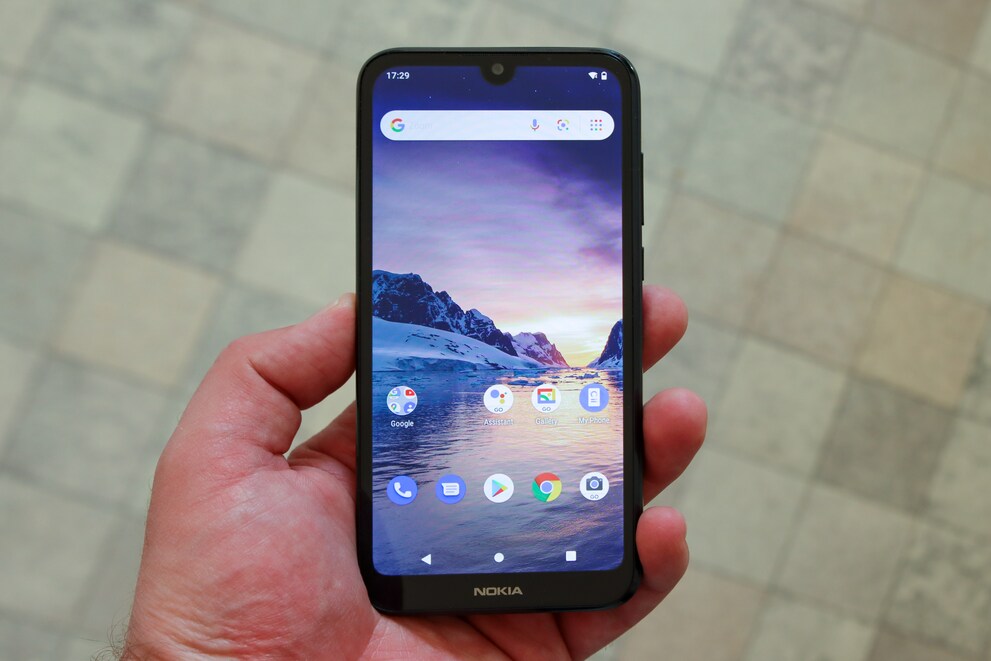 5,7 Zoll großes HD+-Display.