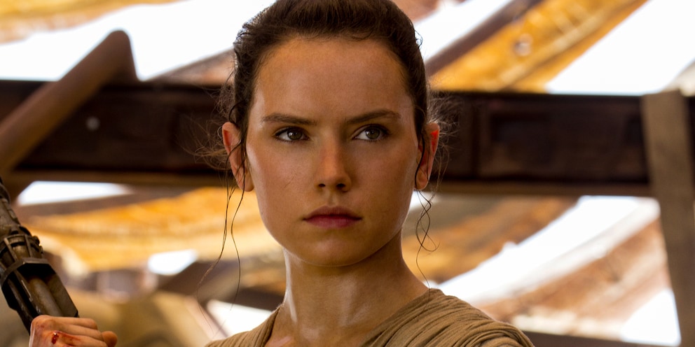 Actress Daisy Ridley as Rey in «Star Wars: The Force Awakens»