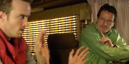 Von da an geht's nur noch bergab: Jesse und Walt in ihrem ersten Meth-Labor auf Rädern. Bild: IndieWire