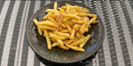 The fries made from floury potatoes are even better.