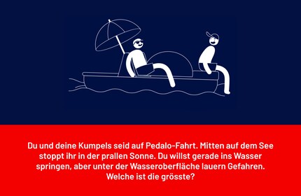 Keinen erhobenen Zeigefinger, sondern social-media-taugliche Inhalte und den Safety-Check als Quiz gibt's unter saveyourfriends.ch.