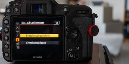 Einstellungen speichern mit der Nikon D7500