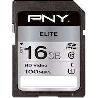 PNY Elite (SDHC, 16 GB, U1, UHS-I)