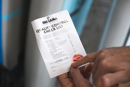 Quality-Check: Die einzelnen Arbeitsschritte lassen sich nachvollziehen.