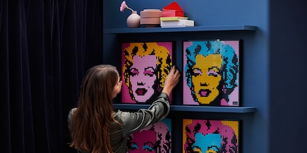 Marilyn doesn't mind that our world is a man's world, as long as she's the woman in it. Image source: LEGO