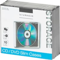Vivanco CD/DVD Slim Case (CDs)