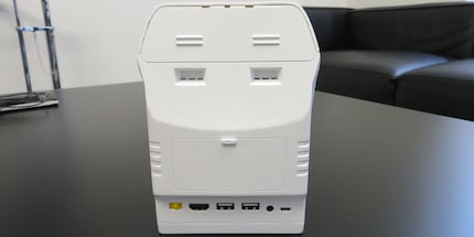 Der Astro City Mini kommt mit einem HDMI- und zwei USB-Anschlüssen.