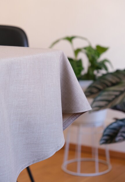 «Loft» appears elegant and resembles a mixed fabric of cotton and linen.