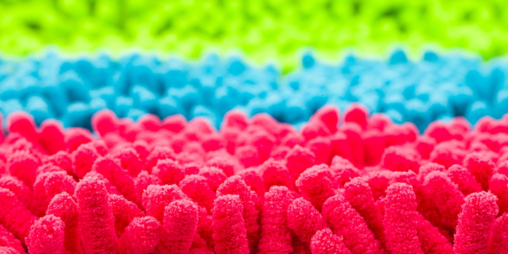 Microfibre carpets are easily identified by their fibres and usually available in many different colours.