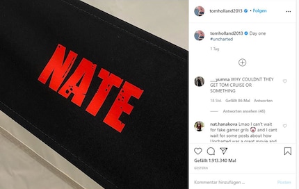 A sign of life from the «Uncharted» set!
