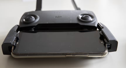 Die Fernbedienung der Mavic Mini.