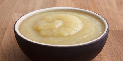 Apple sauce is an excellent way to use overripe apples.