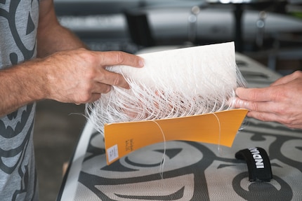 Dropstitch-Fäden, Fabric und PVC – hier in der besonders leichten Variante «Woven Single Layer».