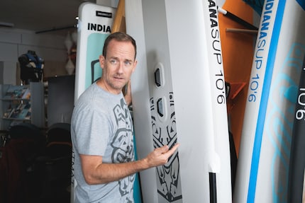 Der Mann kennt sich aus: Maurus Strobel von Indiana Paddle & Surf.