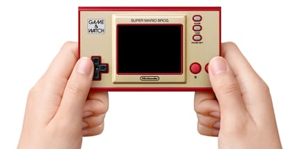 Im wahrsten Sinne ein Mini-Handheld: der neue Game & Watch. Bildquelle: Nintendo