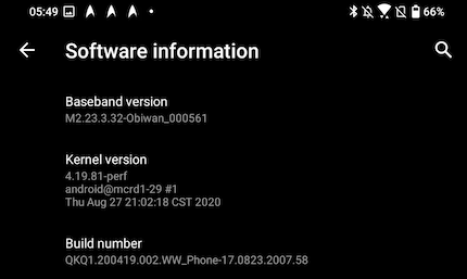 Tippe hier fünf Mal auf «Build Number»