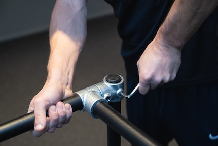 It's easy to assemble. The connectors should be checked regularly.