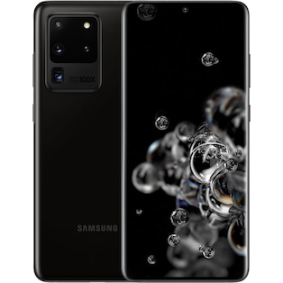 Samsung Galaxy S20 Ultra 5G (128 GB, Schwarz, 6.90", SIM + eSIM, 108 Mpx, 5G)